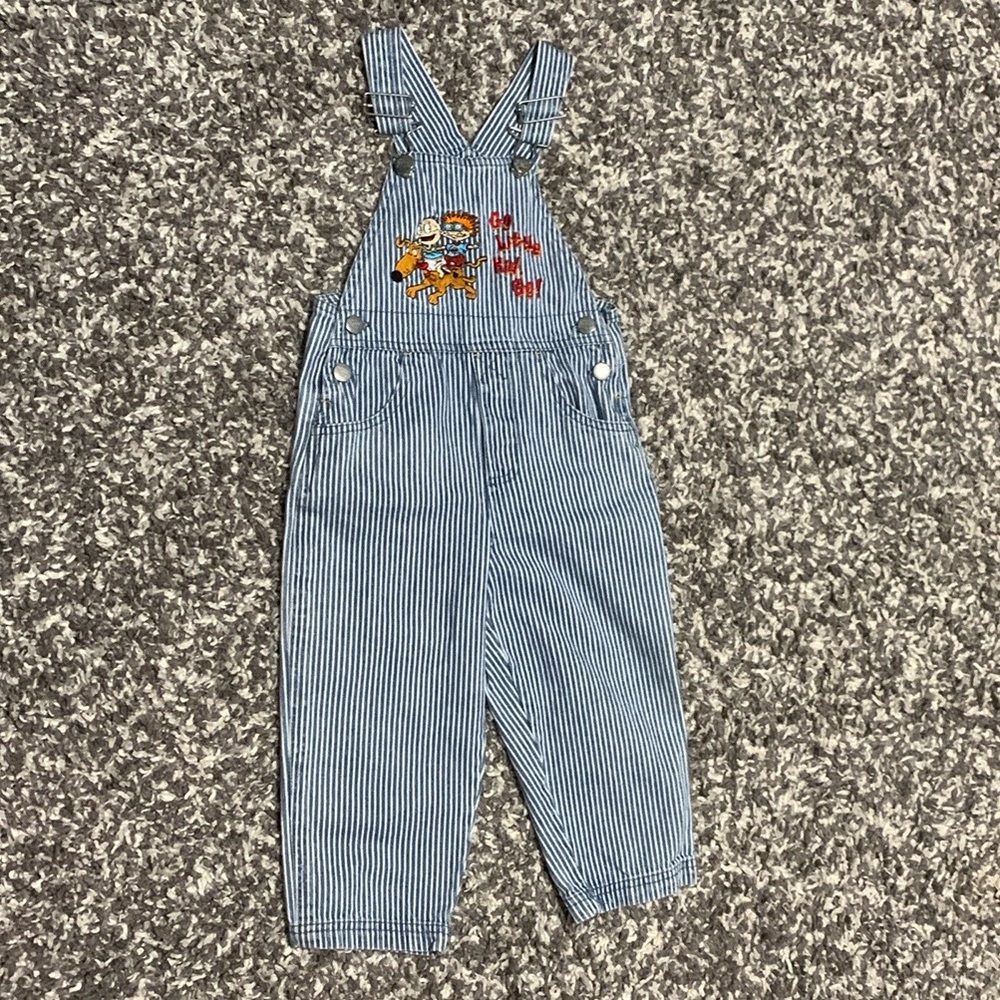 Vintage Embroidered Rugrats Overalls